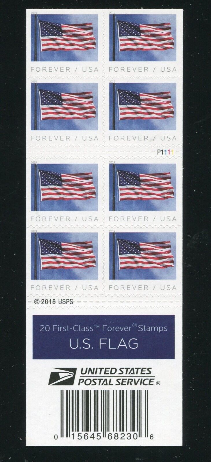 2019 New Flag Forever Stamp Sheets Stamp Booklets