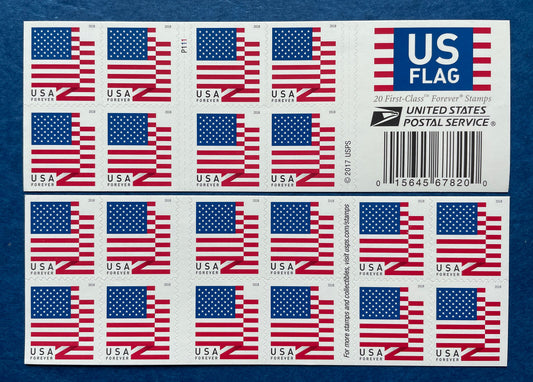 2018 New Flag Forever Stamp Sheets Stamp Booklets