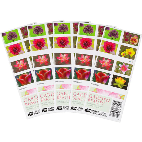 Garden Beauty 2020 Forever Stamps Sheets Stamp Booklets